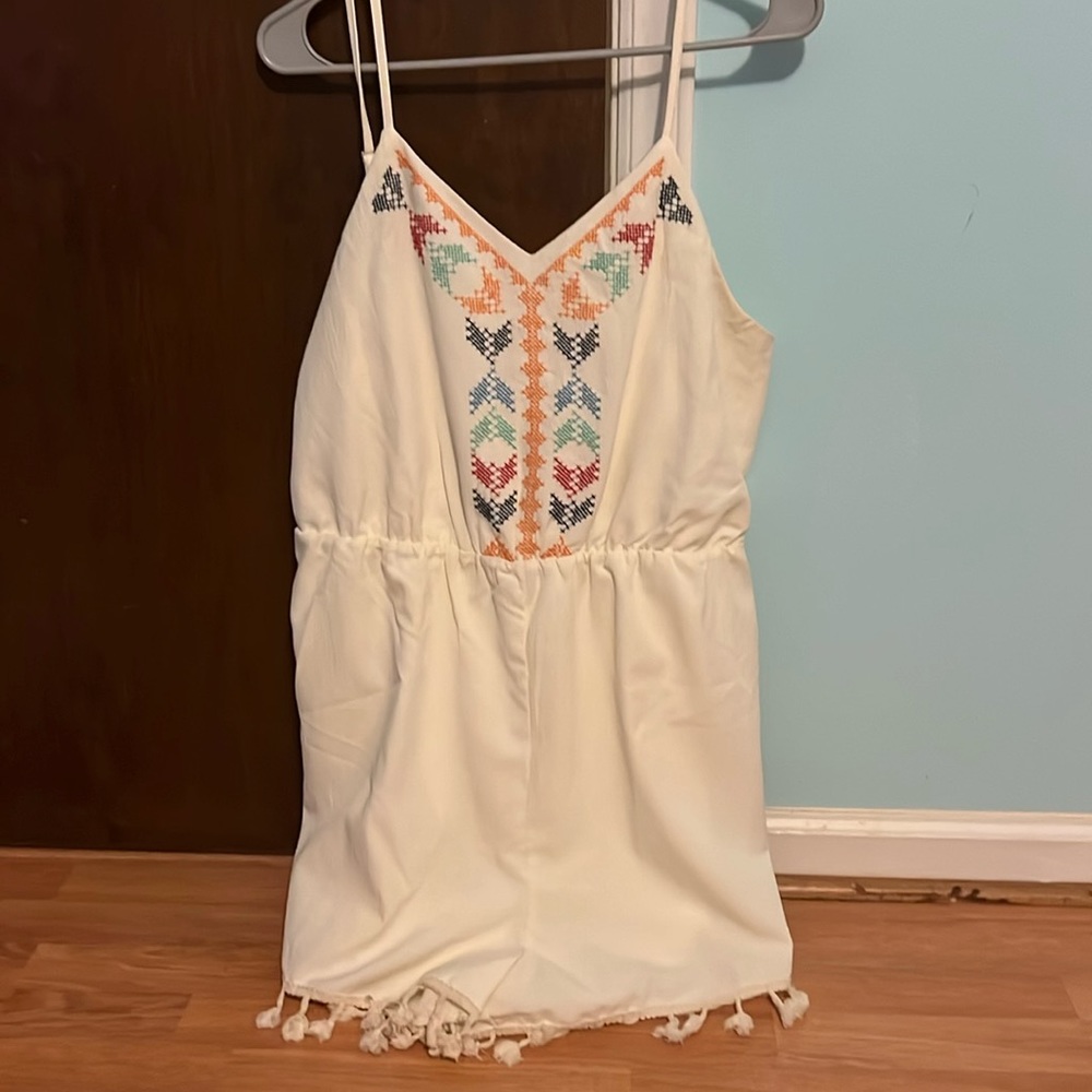 Size large western style romper